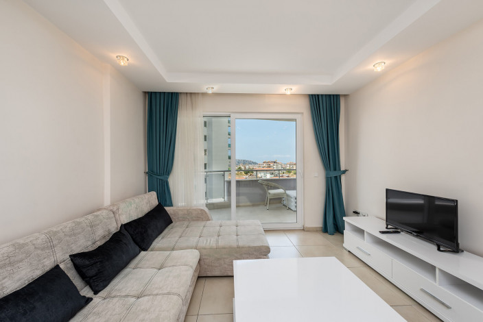 Меблированная квартира 1+1, 65м2 с видом на море в районе Джикджилли - Ракурс 8