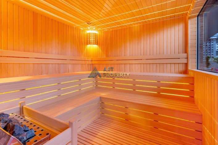 Квартира планировкой 1+1 с кухней американского типа, в районе Махмутлар, 70 м2. - Ракурс 2