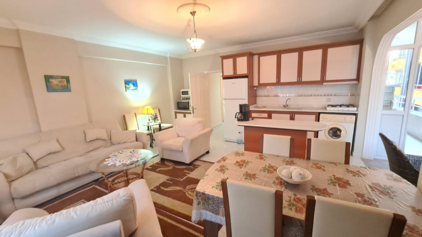 Апартаменты планировки 2+1, 110м2 с видом на море в районе Махмутлар - Ракурс 8