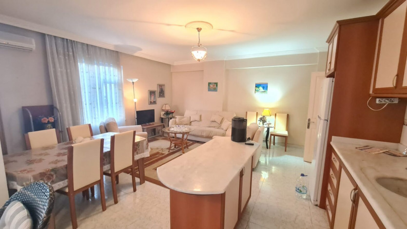 Апартаменты планировки 2+1, 110м2 с видом на море в районе Махмутлар - Ракурс 12