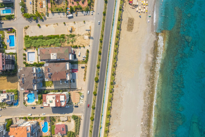 Апартаменты планировки 2+1, 100м2 с видом на море, район Кестель - Ракурс 23