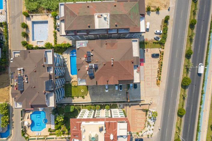 Апартаменты планировки 2+1, 100м2 с видом на море, район Кестель - Ракурс 26