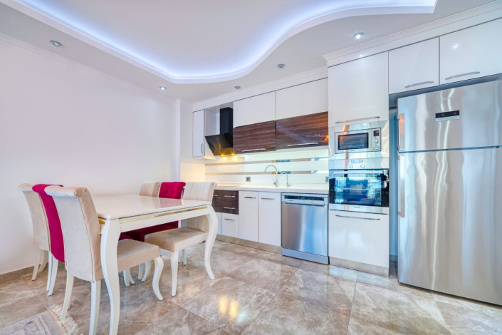 Апартаменты планировки 2+1, 100м2 с видом на море, район Кестель - Ракурс 33