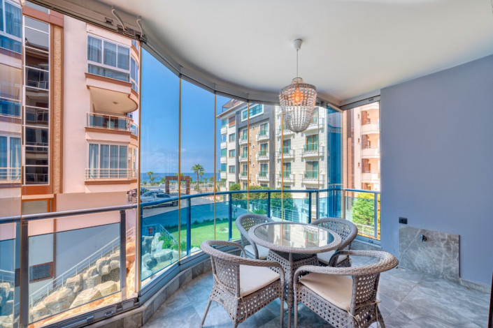 Апартаменты планировки 2+1, 100м2 с видом на море, район Кестель - Ракурс 34