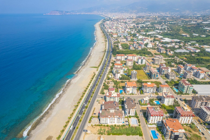 Апартаменты планировки 2+1, 100м2 с видом на море, район Кестель - Ракурс 40