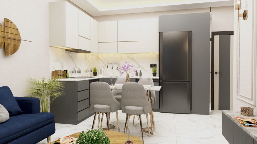 Инвестиционный проект с апартаментами 1+1, 2+1, 3+1, 4+1 в районе Кестель - Ракурс 3