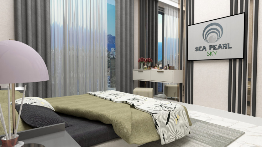 Инвестиционный проект с апартаментами 1+1, 2+1, 3+1, 4+1 в районе Кестель - Ракурс 4