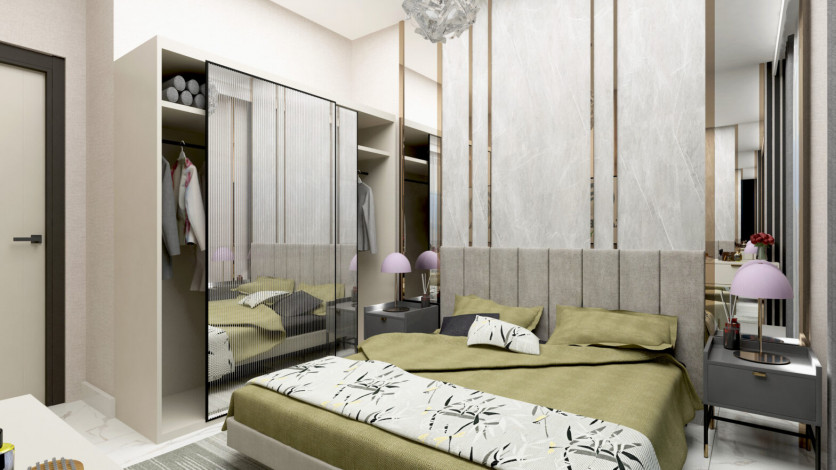 Инвестиционный проект с апартаментами 1+1, 2+1, 3+1, 4+1 в районе Кестель - Ракурс 5