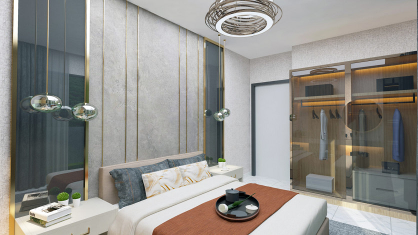 Инвестиционный проект с апартаментами 1+1, 2+1, 3+1, 4+1 в районе Кестель - Ракурс 12