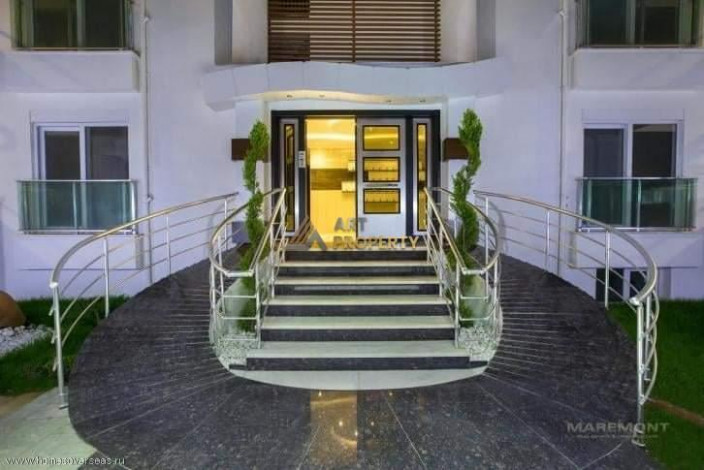 Меблированная квартира с видом на старинный город Наула в Махмутларе, Алания, 65 м2 - Ракурс 5