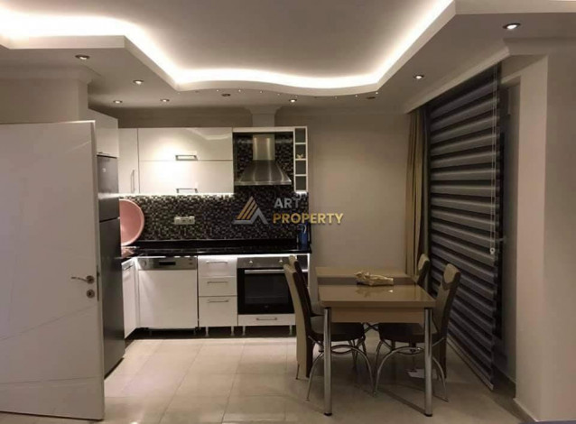 Меблированная квартира с видом на старинный город Наула в Махмутларе, Алания, 65 м2 - Ракурс 9