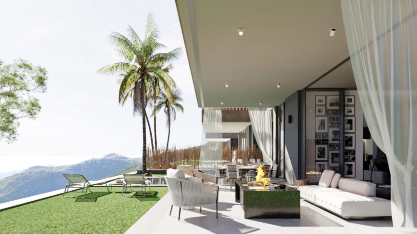 Роскошные виллы в районе Конаклы, проект на стадии строительства - Ракурс 3