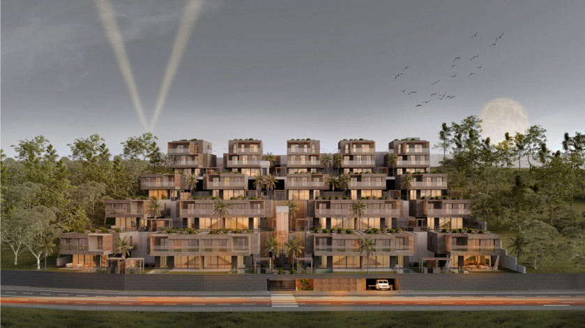 Роскошные виллы в районе Конаклы, проект на стадии строительства - Ракурс 5