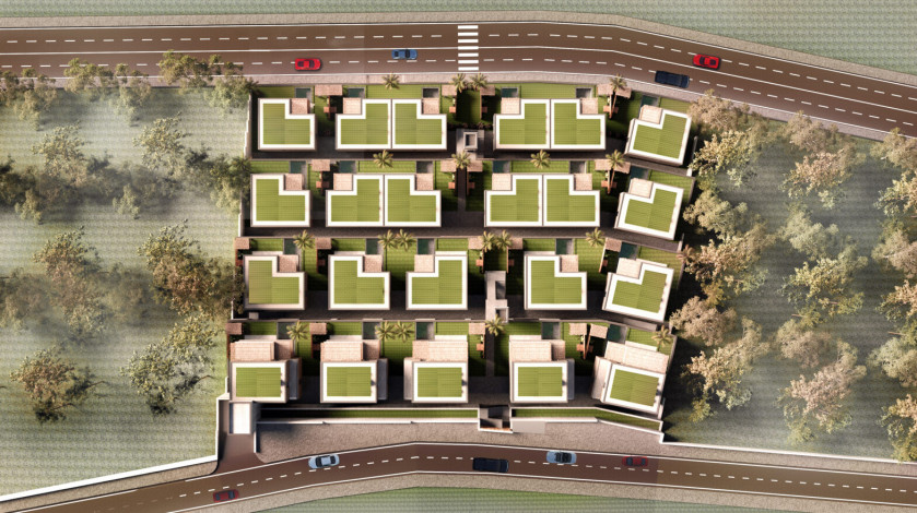 Роскошные виллы в районе Конаклы, проект на стадии строительства - Ракурс 8