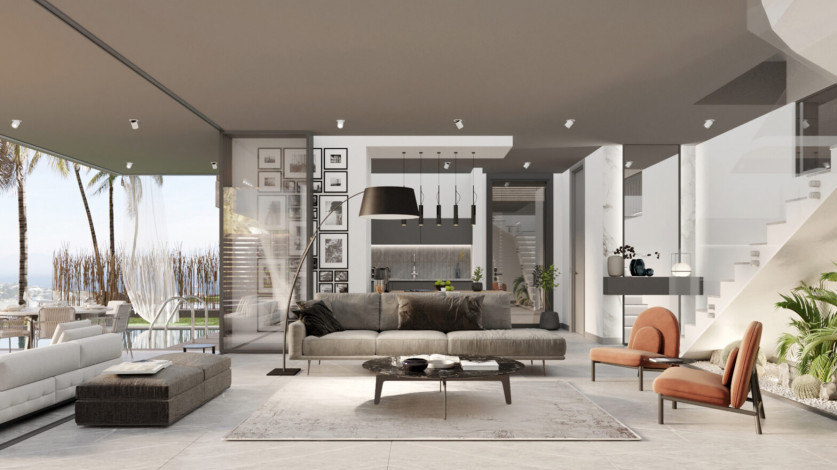 Роскошные виллы в районе Конаклы, проект на стадии строительства - Ракурс 12