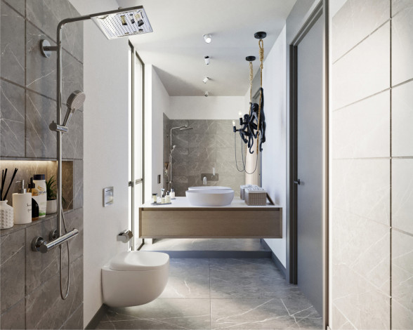 Роскошные виллы в районе Конаклы, проект на стадии строительства - Ракурс 21