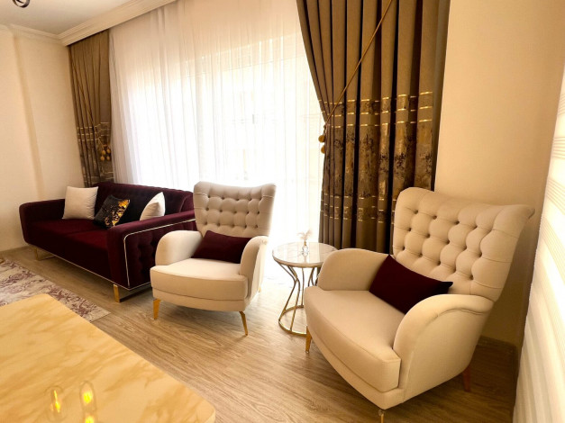 Меблированная квартира планировки 2+1, 90м2 в районе Махмутлар - Ракурс 20