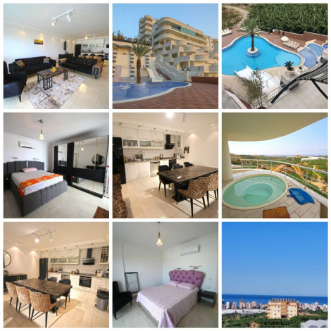 Квартира планировки 2+1, 145м2 с видом на море, Махмутлар - Ракурс 7