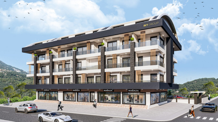 Новый проект в престижном европейском районе Оба - Ракурс 18