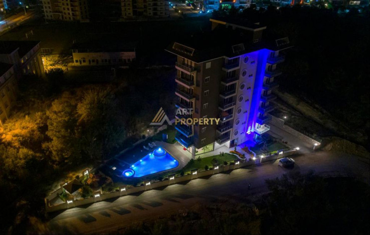 Квартира планировки 1+1, 56м2 в живописном районе Авсаллар - Ракурс 3