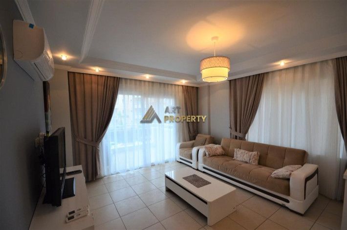 Меблированная квартира 1+1 в пешей доступности от Средиземного моря, 65м2 - Ракурс 12