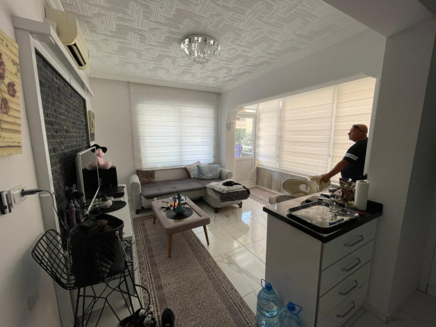 Уютная меблированная квартира планировки 1+1, 45м2 в районе Дамлаташ - Ракурс 9