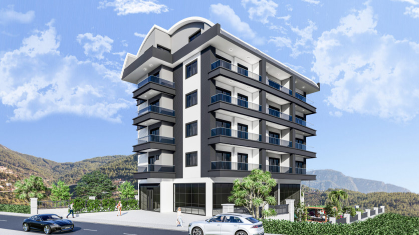 Инвестиционный проект с апартаментами 1+1, 2+1 в районе Авсаллар - Ракурс 1