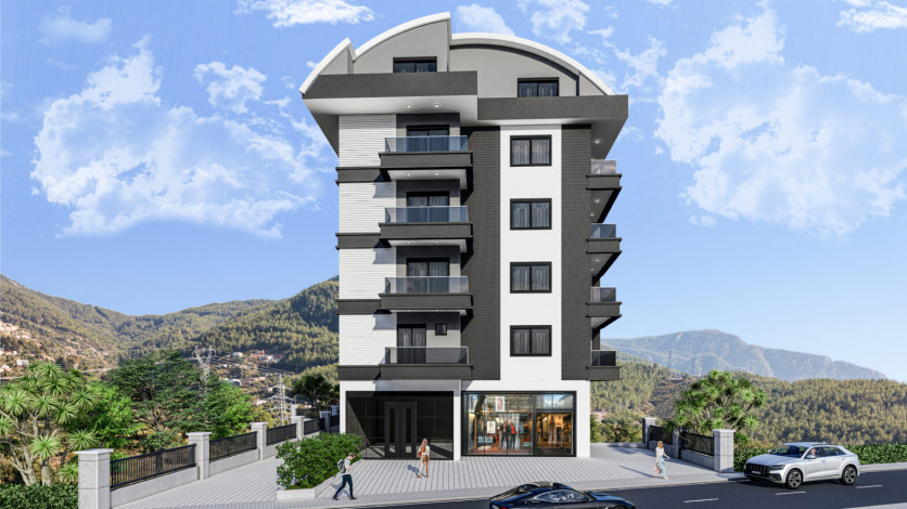 Инвестиционный проект с апартаментами 1+1, 2+1 в районе Авсаллар - Ракурс 2