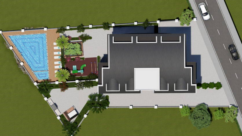 Инвестиционный проект с апартаментами 1+1, 2+1 в районе Авсаллар - Ракурс 6