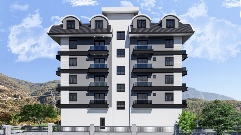 Инвестиционный проект с апартаментами 1+1, 2+1 в районе Авсаллар - Ракурс 7