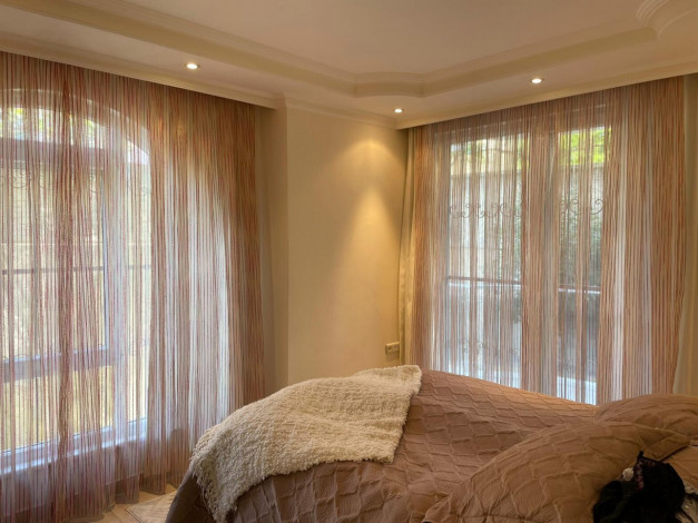 Меблированные апартаменты 2+1, 110м2 с видом на море и крепость, центр Алании - Ракурс 8