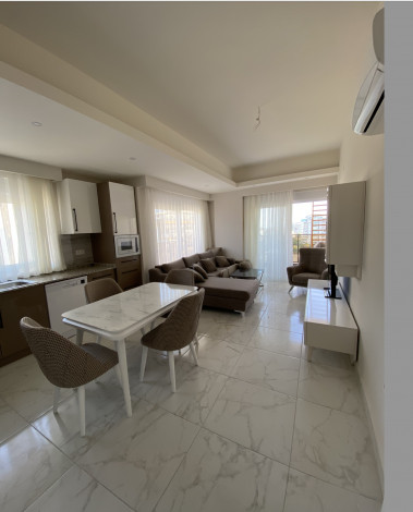 Роскошные меблированные апартаменты планировки 2+1 с видом на море, район Авсаллар - Ракурс 3