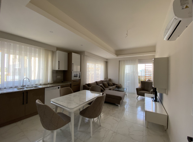 Роскошные меблированные апартаменты планировки 2+1 с видом на море, район Авсаллар - Ракурс 4