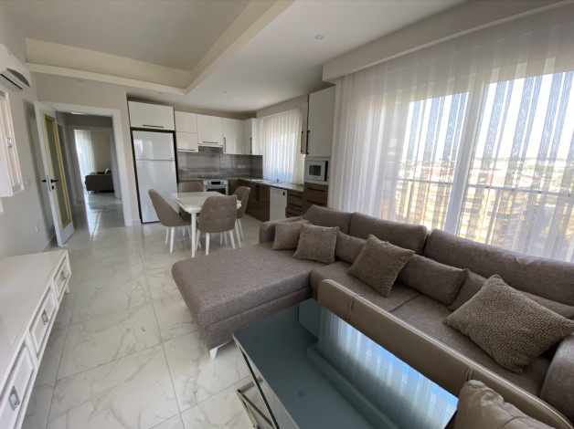 Роскошные меблированные апартаменты планировки 2+1 с видом на море, район Авсаллар - Ракурс 5