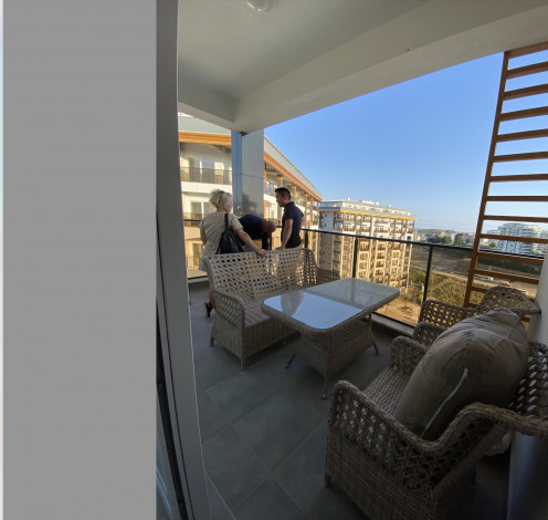 Роскошные меблированные апартаменты планировки 2+1 с видом на море, район Авсаллар - Ракурс 6