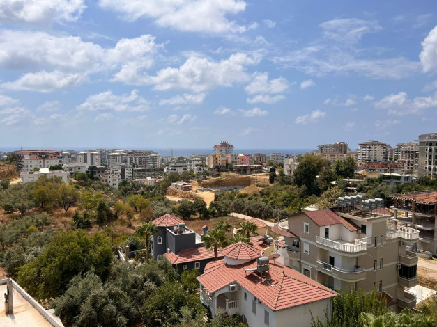 Меблированная квартира 2+1, 100м2 с видом на море, район Авсаллар - Ракурс 9