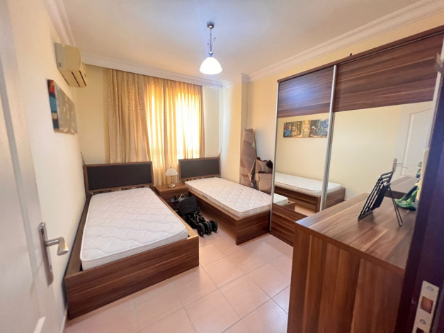 Меблированная квартира 2+1, 100м2 с видом на море, район Авсаллар - Ракурс 16