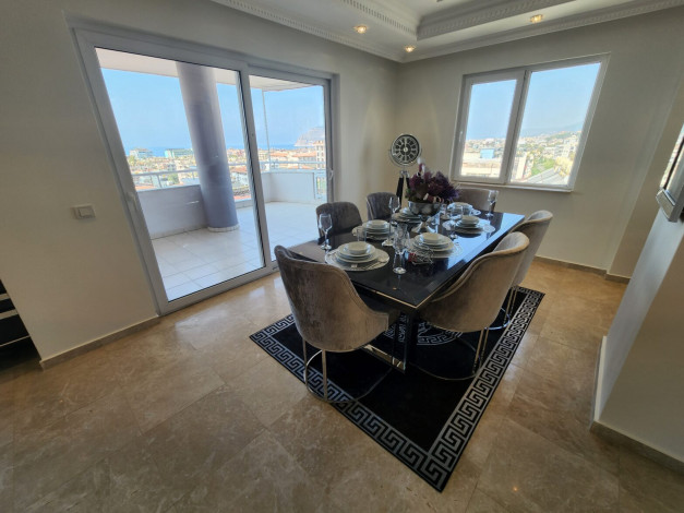 Меблированный пентхаус планировки 4+1, 180м2 в районе Оба - Ракурс 7