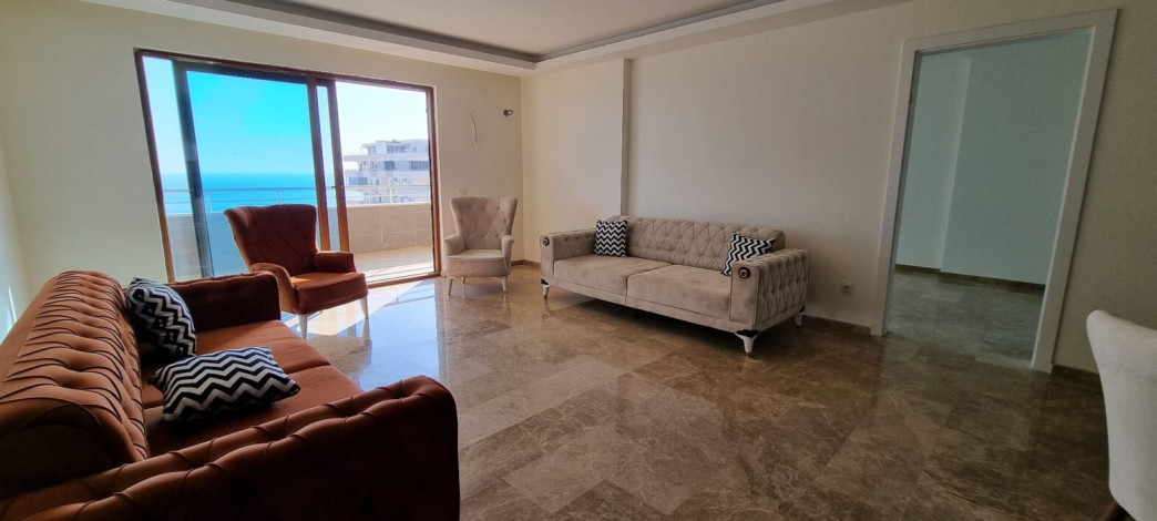 Новая квартира планировки 2+1, 115м2 с видом на море,  Махмутлар - Ракурс 13