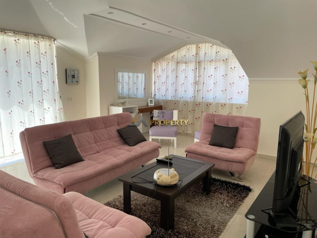 Меблированная квартира планировки 5+1, 150м2 с видом на море и крепость в центре Алании - Ракурс 7