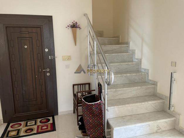 Меблированная квартира планировки 5+1, 150м2 с видом на море и крепость в центре Алании - Ракурс 13