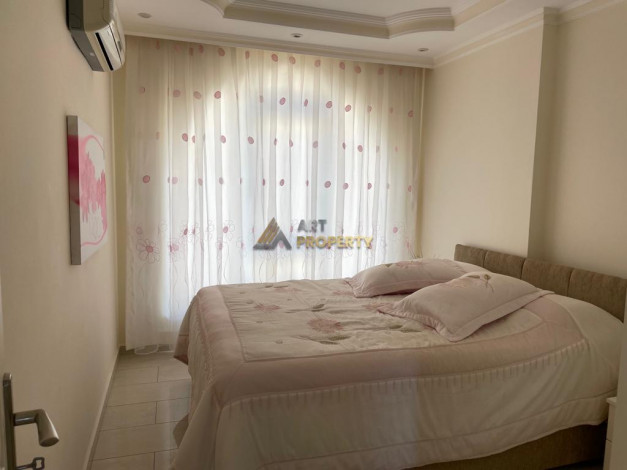 Меблированная квартира планировки 5+1, 150м2 с видом на море и крепость в центре Алании - Ракурс 17