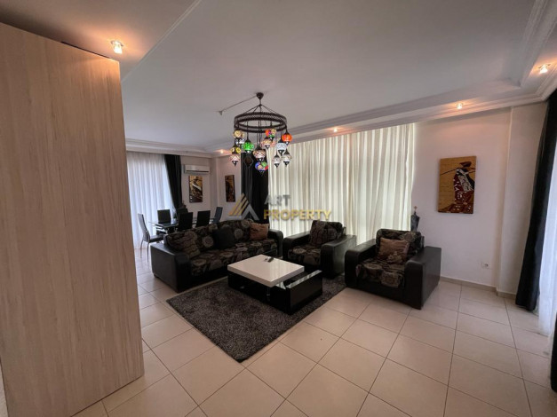 Просторная меблированная квартира планировки 2+1, 120м2 в районе Оба - Ракурс 9