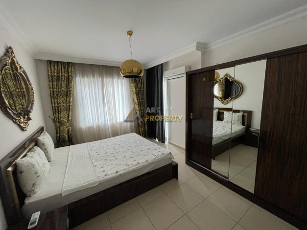 Просторная меблированная квартира планировки 2+1, 120м2 в районе Оба - Ракурс 12