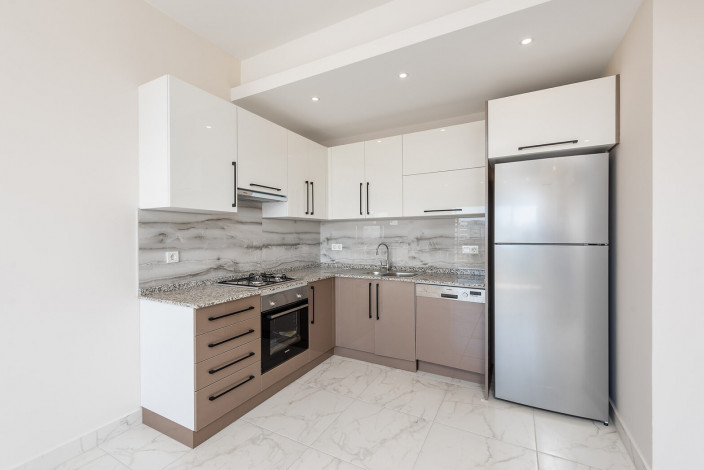 Квартира планировки 1+1, 46м2 с видом  на море в престижном ЖК, район Авсаллар - Ракурс 21