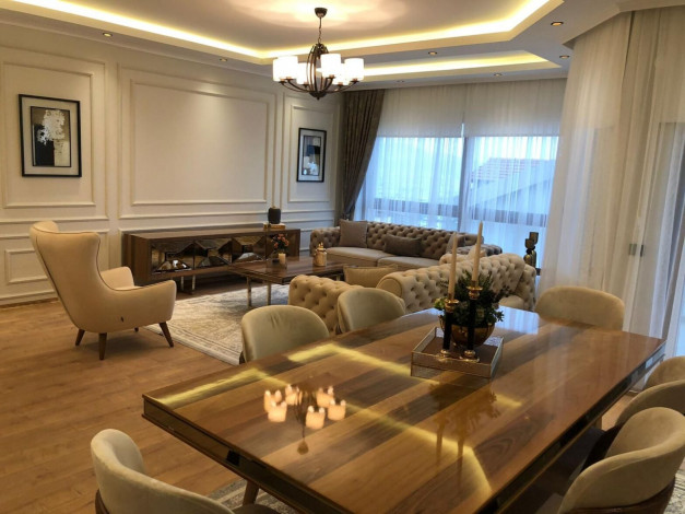 Роскошные апартаменты 3+1, 180м2 в исторической части города Аланья - Ракурс 11