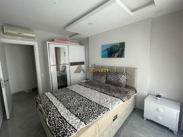 Двухкомнатная меблированная квартира в Махмутларе в 300м от Средиземного моря, 55 м2. - Ракурс 10