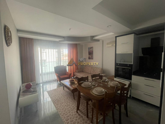 Двухкомнатная меблированная квартира в Махмутларе в 300м от Средиземного моря, 55 м2. - Ракурс 13