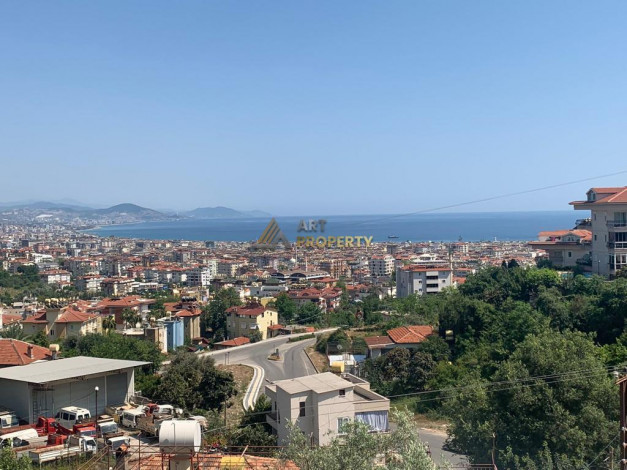 Трехэтажная вилла с видом на море в престижном районе Тепе, центр Алании - Ракурс 8