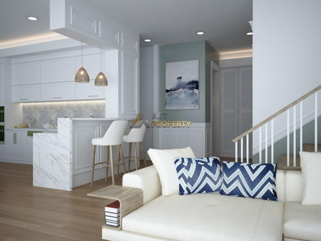 Шикарная вилла планировки 4+3 в районе Бекташ, центр Алании - Ракурс 4